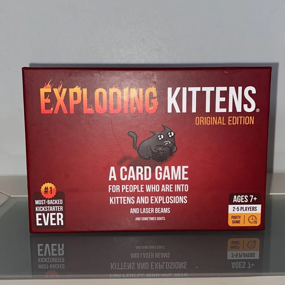Exploding Kittens Original Edition Party Game-NWT